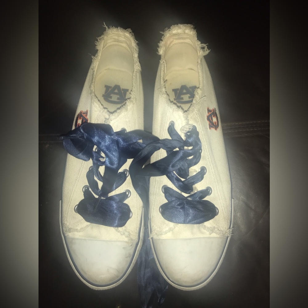 Women's Shoes College Sneakers Auburn NCAA Team Apparel Canvas Gym 10 Pre-owned